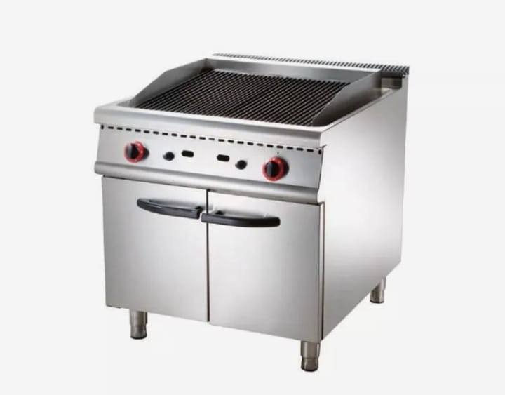 gas-lava-rock-grill-with 80 CM-cabinet