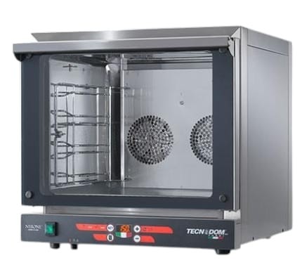 Tecnodom Digital convection oven 4 Trays  GN 1/1.