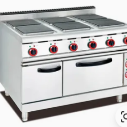 Electric Range with 6-hot plate & Oven