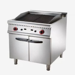 gas-lava-rock-grill-with 80 CM-cabinet